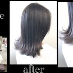 ケアブリーチの土台から色落ち後も楽しめるミルクティーベージュ【みさこさん】の髪色＠名古屋＠塩釜口