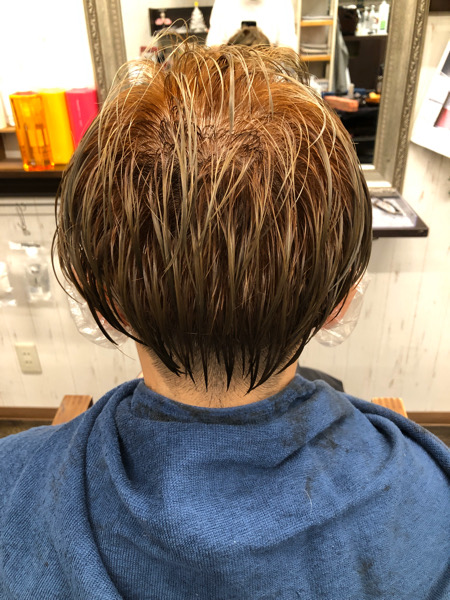 緑の髪色にしたいメンズにおすすめしたいみつのぶさんカラー 名古屋 名古屋塩釜口外国人風カラーが得意な寺島洋輔ヘアカラーblog