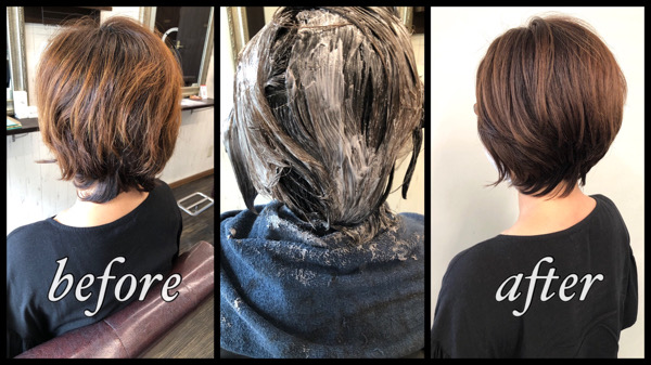 愛知県名古屋市でウルフカットにショートな赤味を抑えるアッシュブラウンがお洒落 いくこさんの髪色 名古屋塩釜口外国人風カラーが得意な寺島洋輔ヘアカラーblog