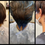 愛知名古屋でメンズにブルーのインナーカラーさせていただきます|かぜきさんの髪色