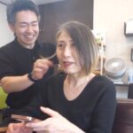 【名古屋 塩釜口】白髪染め卒業!ブリーチを使ったカラーとアシンメトリーショートボブでオシャレカット